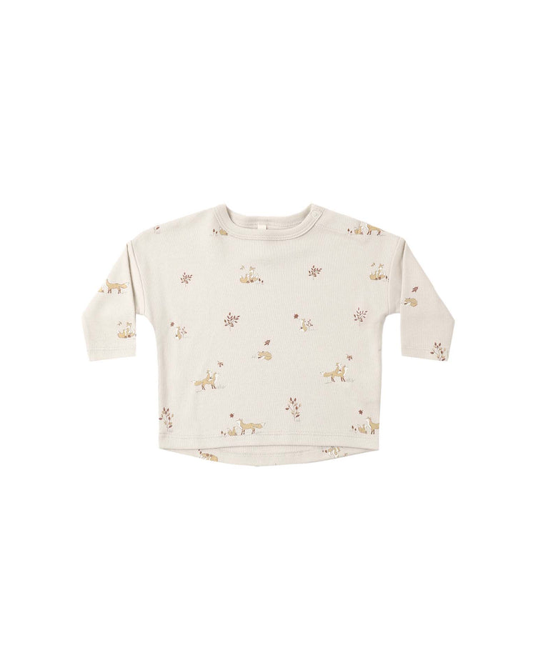 quincy mae long sleeve tee in fox land baby Little