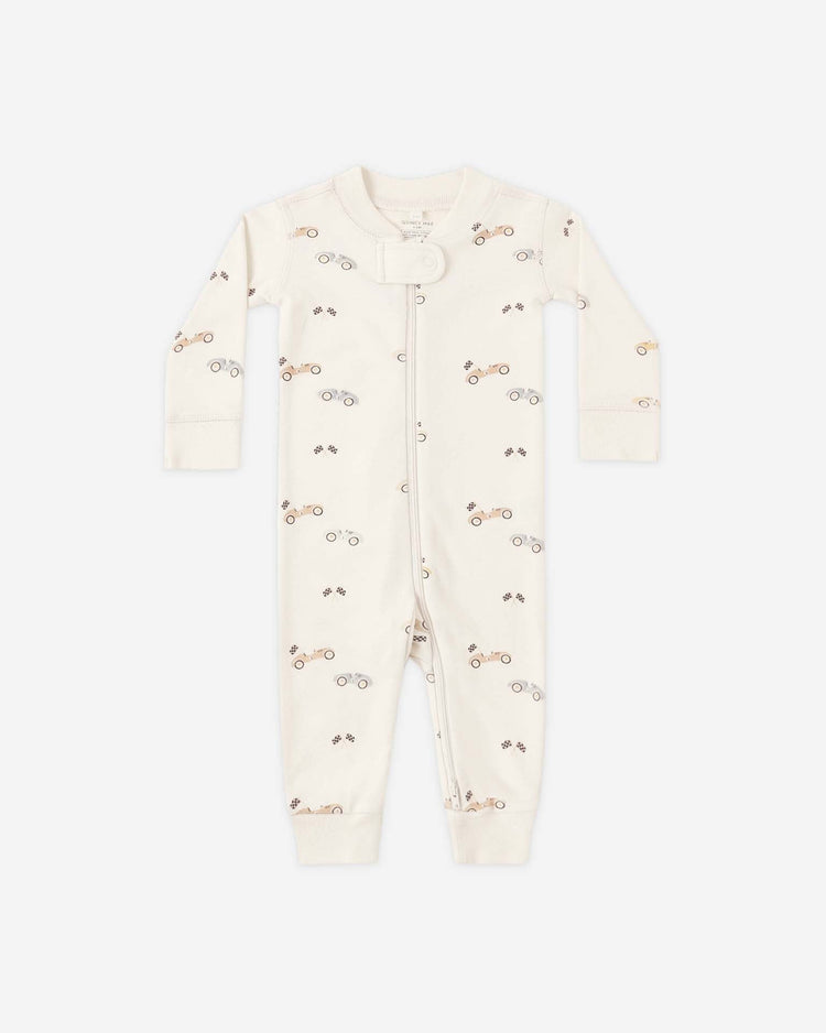 quincy mae zip longsleeve sleeper in race car baby Little