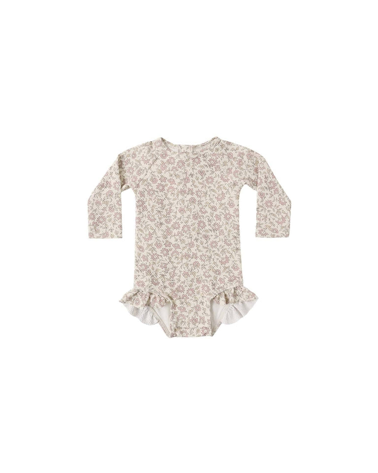quincy mae olivia rashguard one - piece in dahlia baby Little