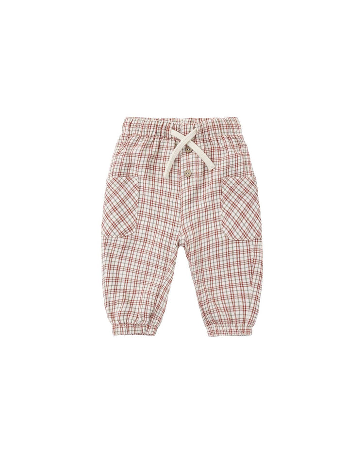 luca pant in christmas plaid