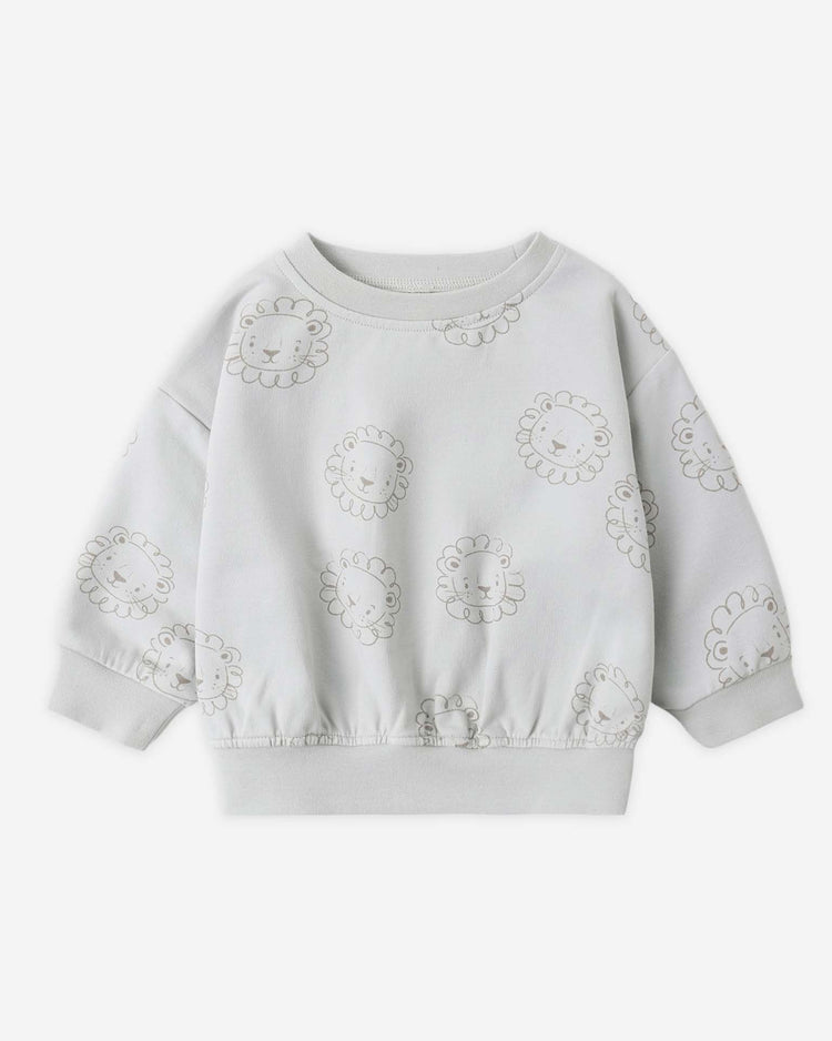 quincy mae relaxed sweatshirt in lions baby Little