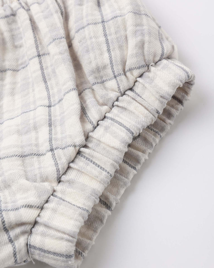 quincy mae woven tank set in blue plaid baby Little