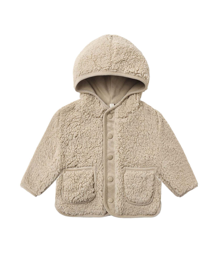 winter jacket in latte