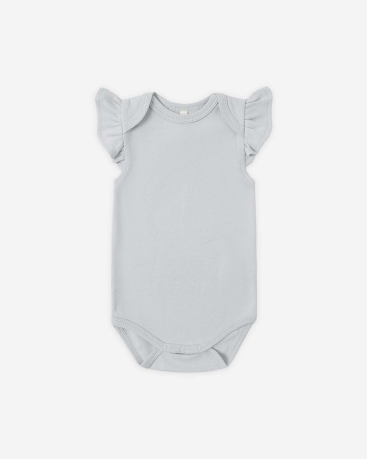 quincy mae flutter sleeve bodysuit in sky baby Little
