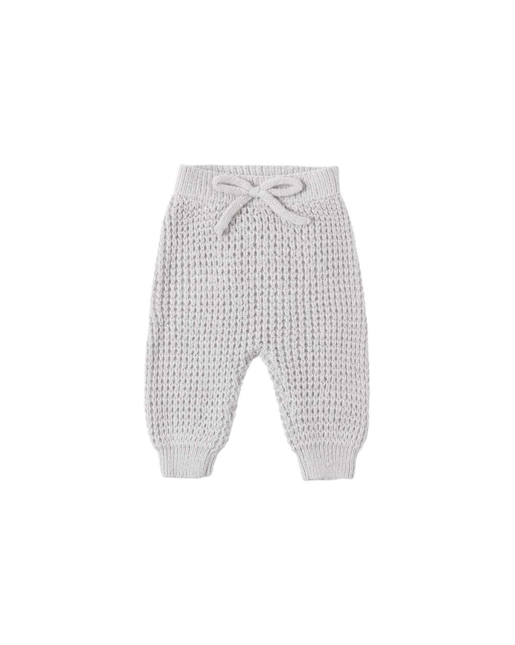 chunky knit pant in fog