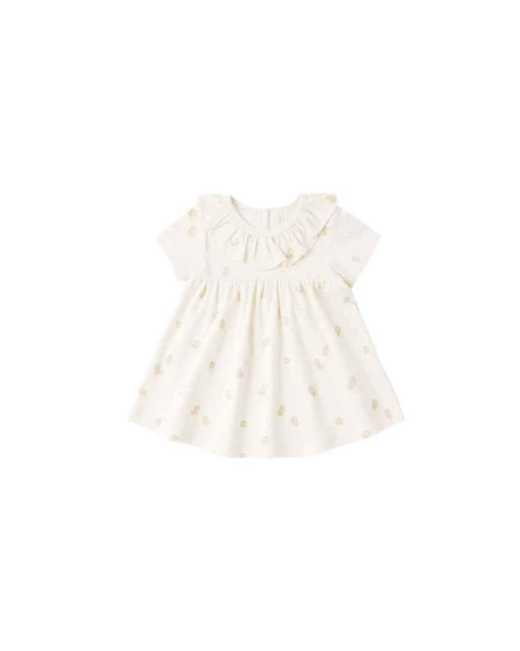 quincy mae ruffle collar jersey dress in chicks baby Little