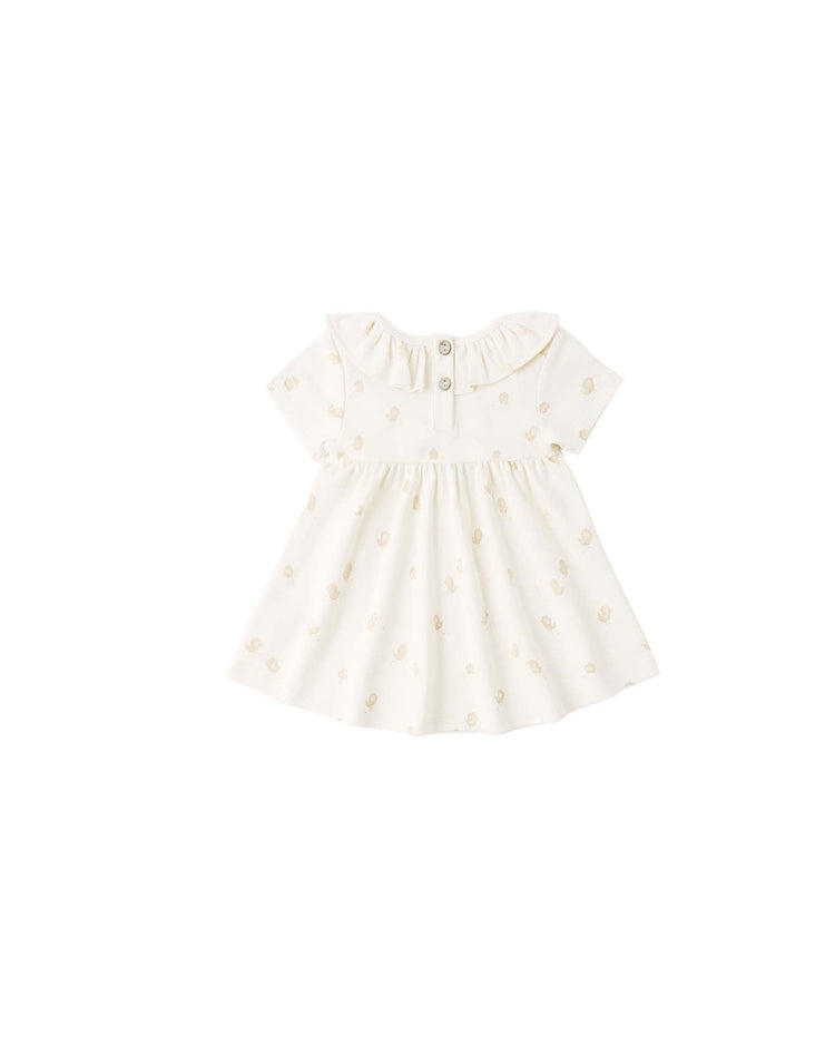 quincy mae ruffle collar jersey dress in chicks baby Little