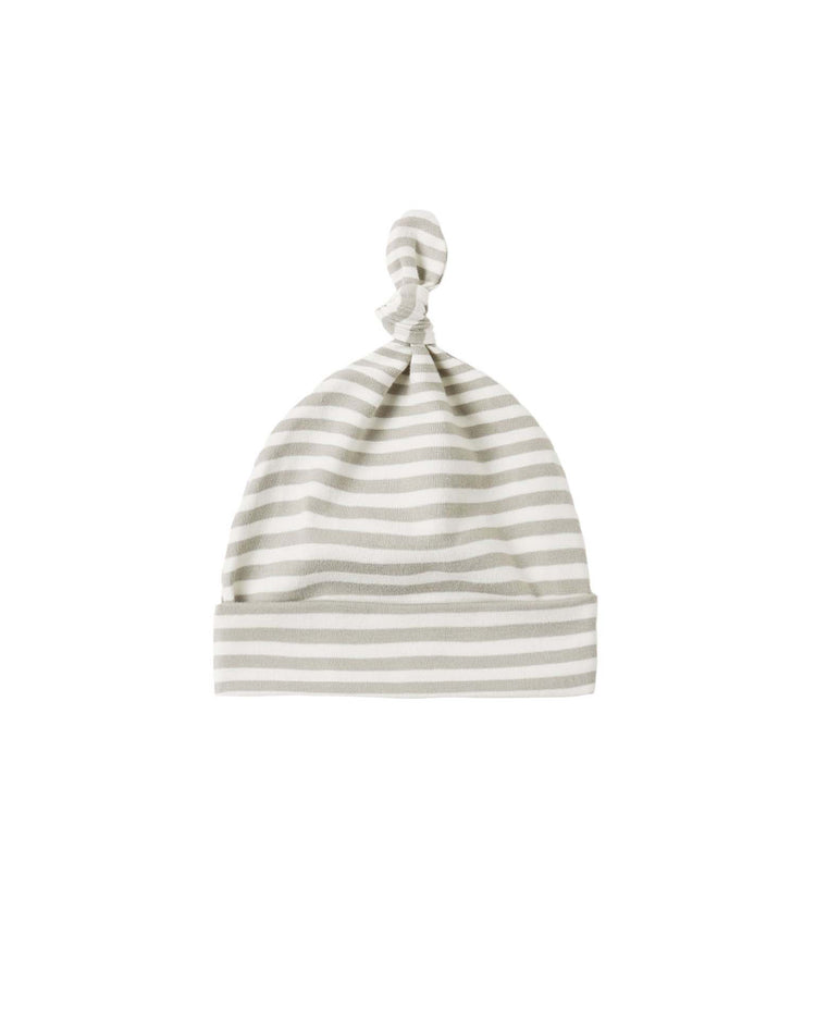 quincy mae knotted baby hat in laurel stripe accessories Little