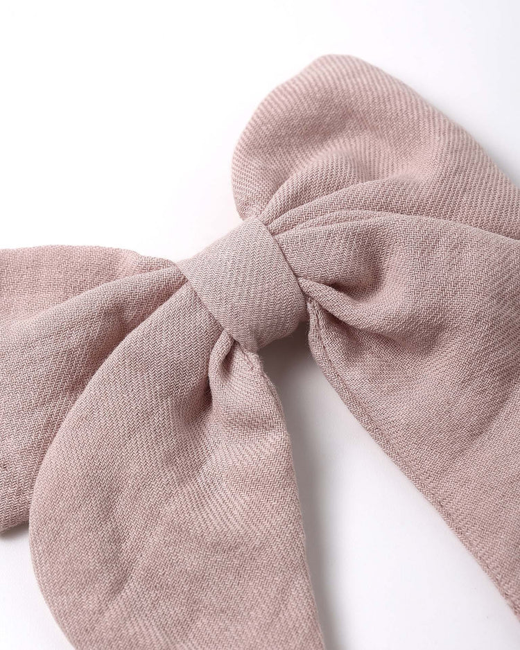 quincy mae bow in blush baby Little
