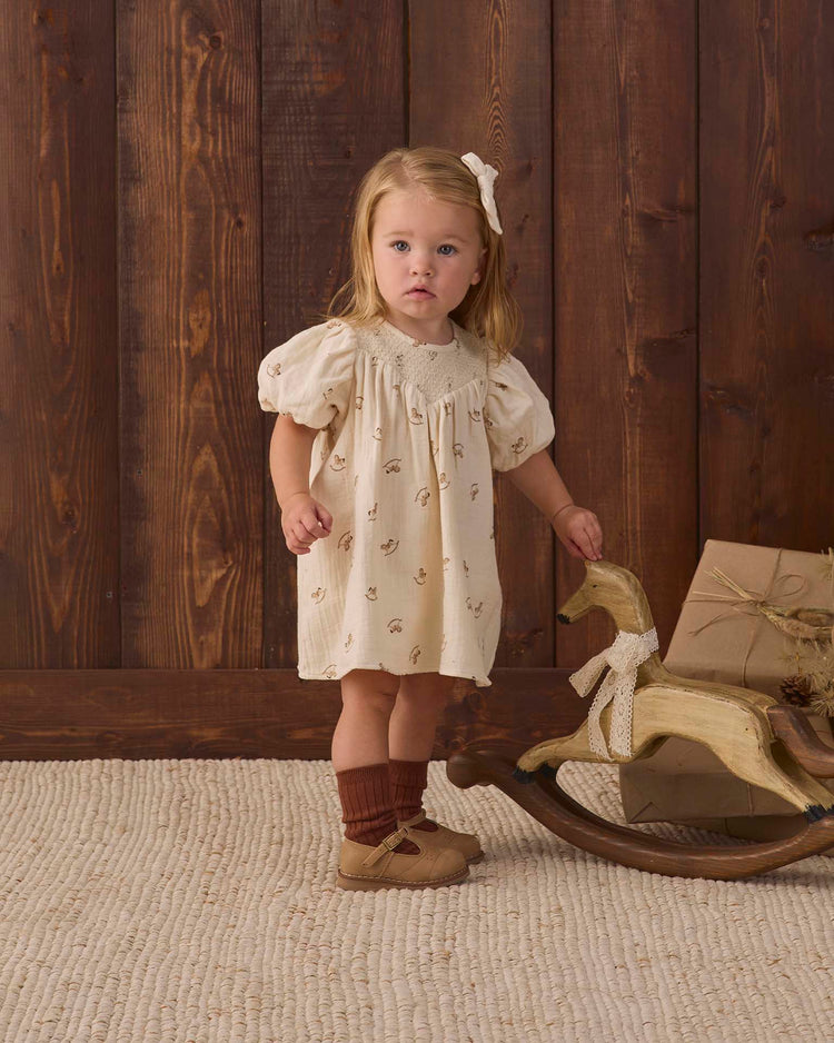 carina dress in rocking horse