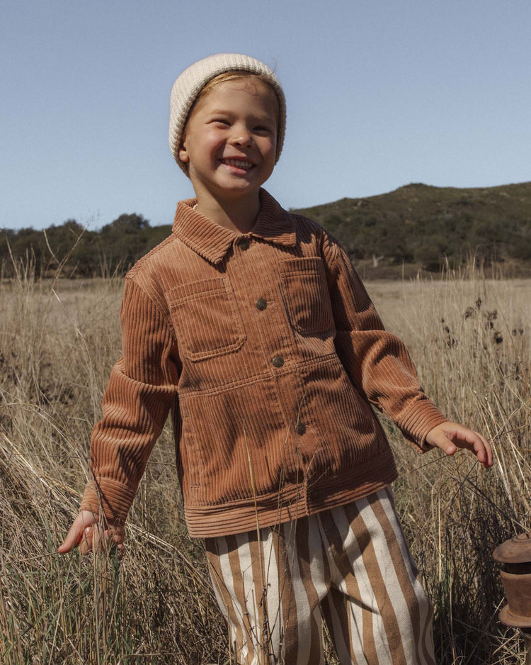 rylee + cru chore coat in fawn kids Little