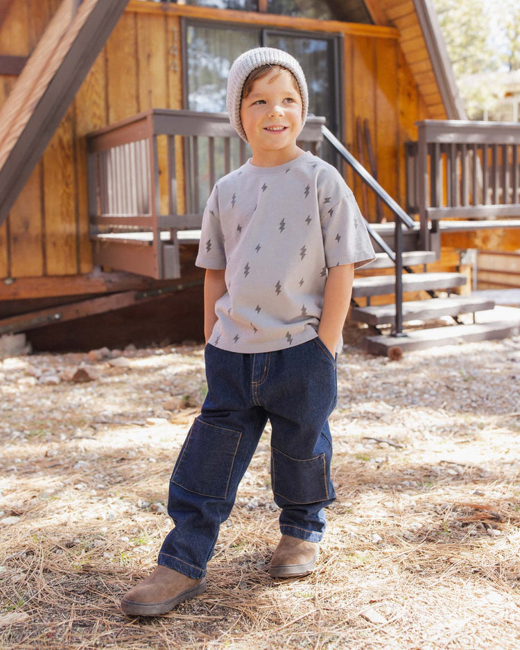 baggy pant in dark indigo