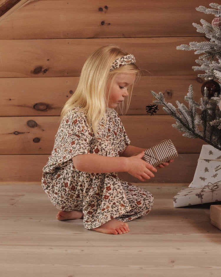 rylee + cru ruthie set in holiday floral kids Little
