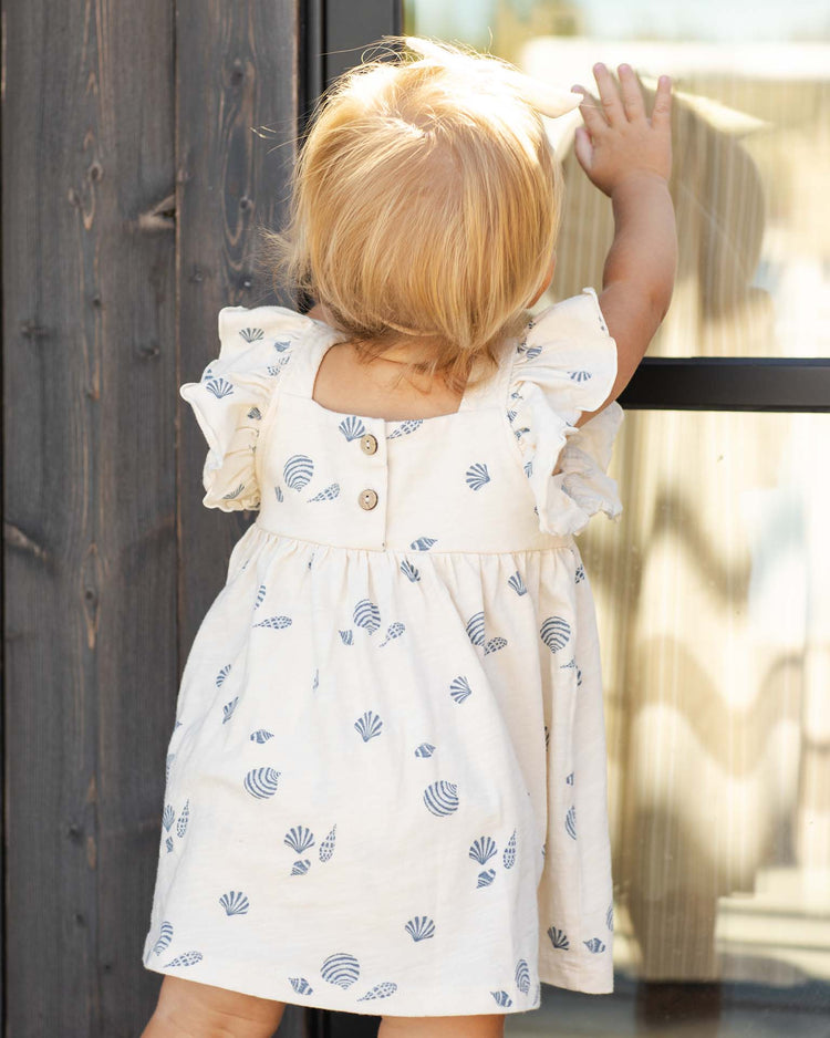 rylee + cru mariposa dress in seashells kids Little