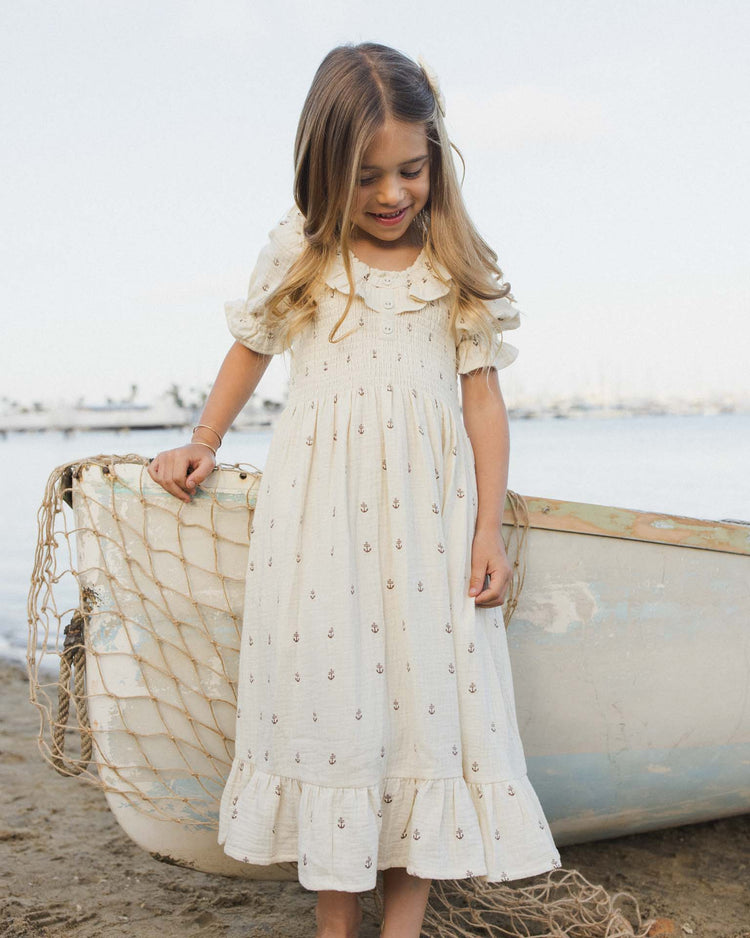rylee + cru lexi dress in anchors kids Little
