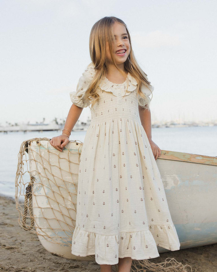 rylee + cru lexi dress in anchors kids Little