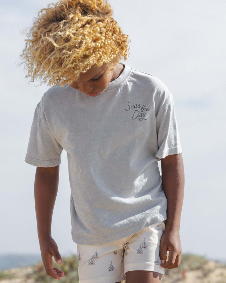 Little rylee + cru kids relaxed tee in seas the day