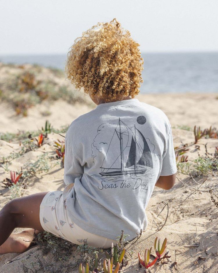 Little rylee + cru kids relaxed tee in seas the day