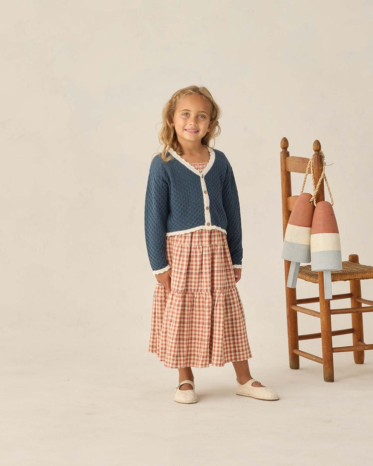 Little rylee + cru kids ella cardigan in navy