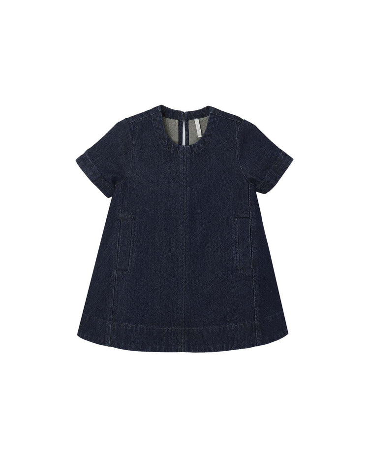 savannah dress in dark indigo