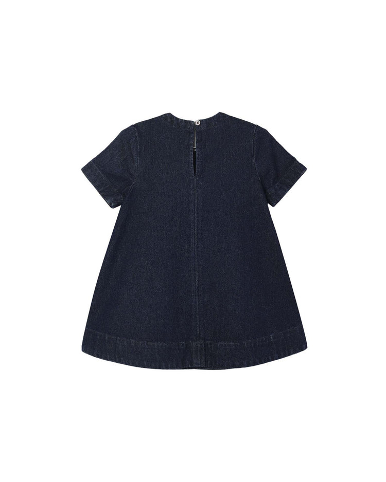 savannah dress in dark indigo