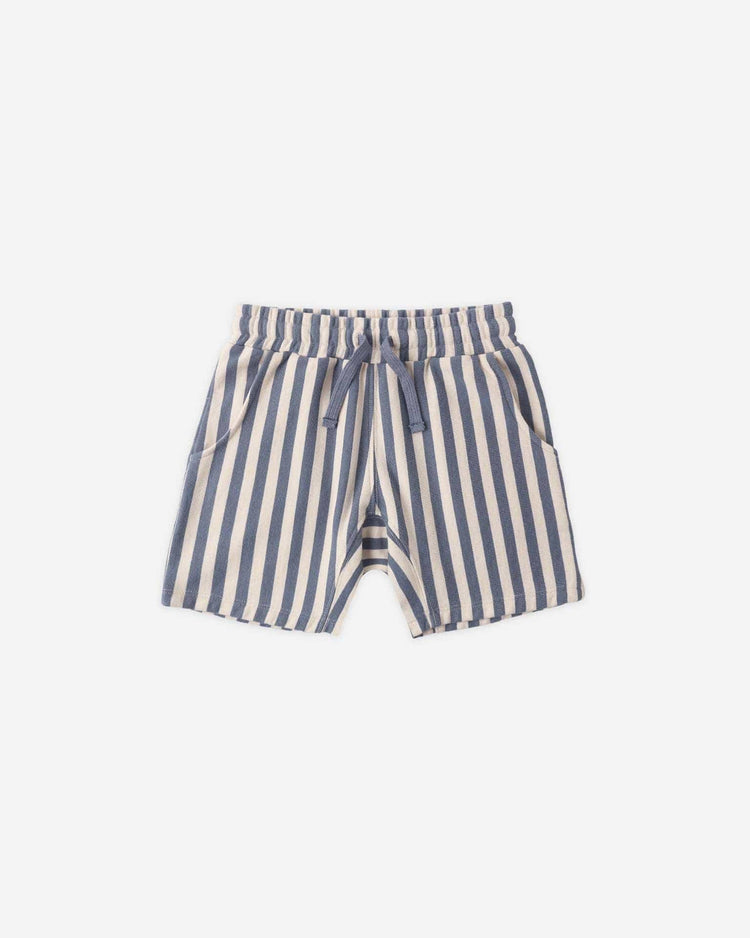 rylee + cru relaxed short in marine stripe kids Little