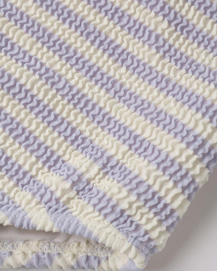 rylee + cru moxie one - piece in periwinkle stripe kids Little