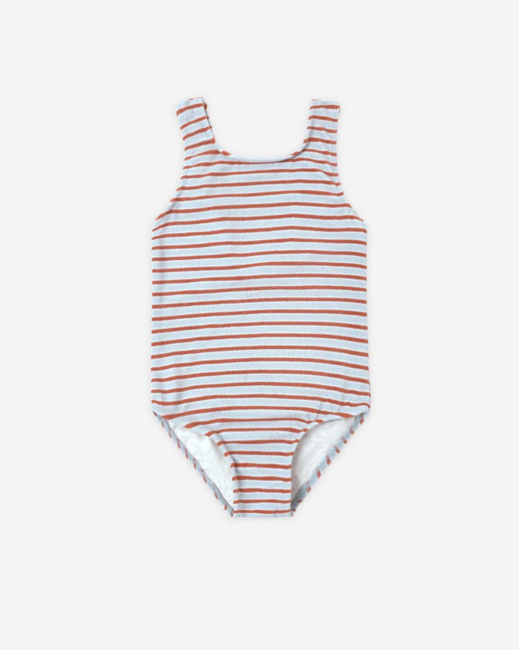 Little rylee + cru kids moxie one-piece in americana stripe