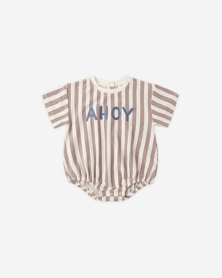 rylee + cru relaxed bubble romper in ahoy kids Little