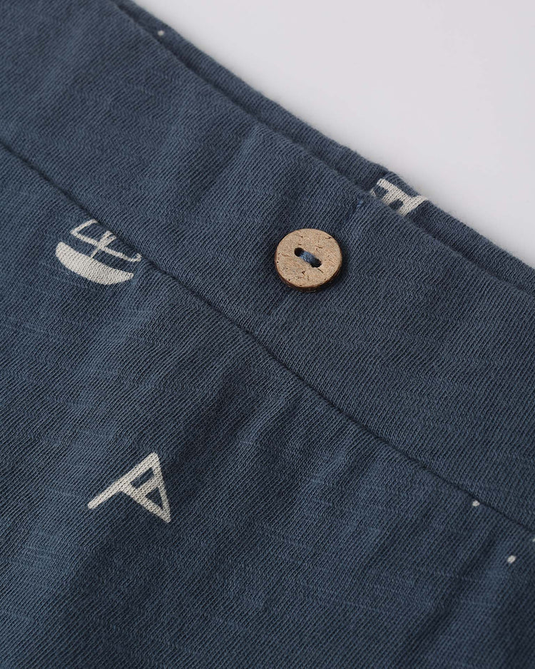 Little rylee + cru kids tank + slouch pant set in maritime