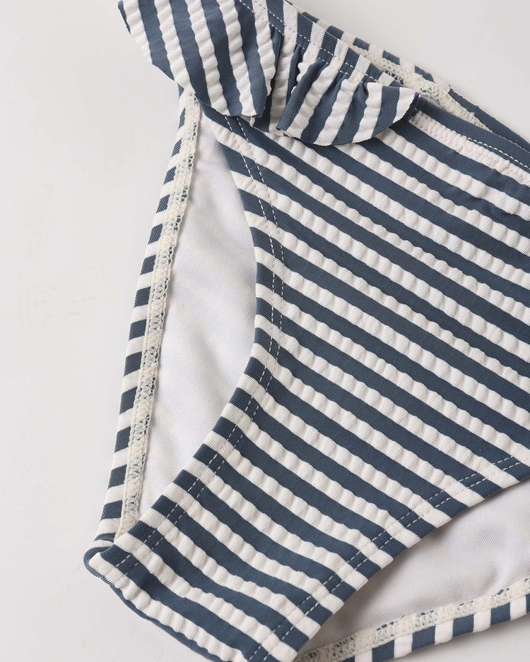 Little rylee + cru kids maryn rashguard set in navy stripe