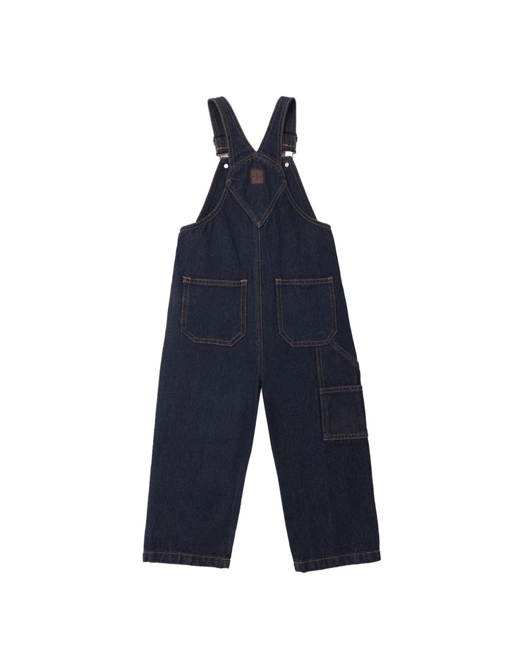 utility overall in dark indigo