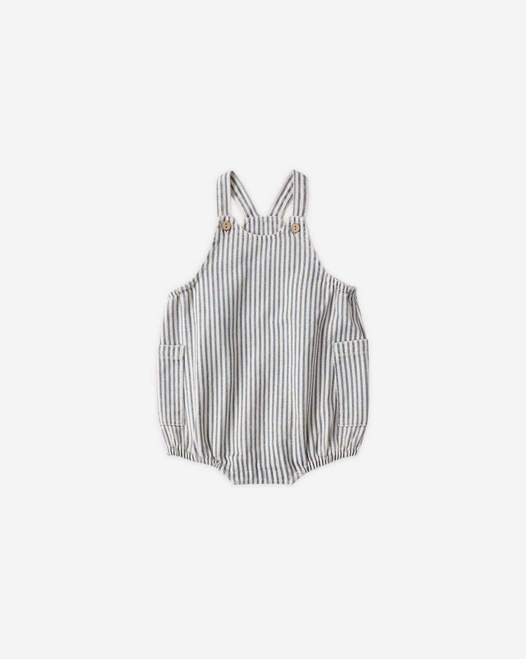 rylee + cru lou romper in railroad stripe kids Little