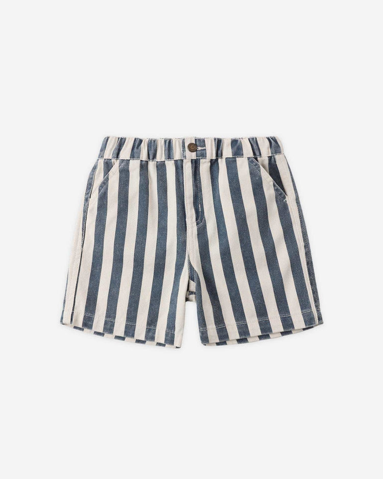 Little rylee + cru kids dawson short in navy stripe