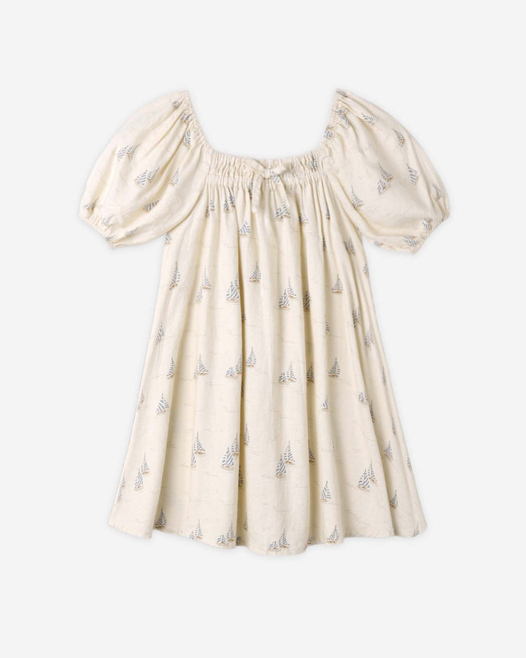 Little rylee + cru kids sabrina mini dress in sail
