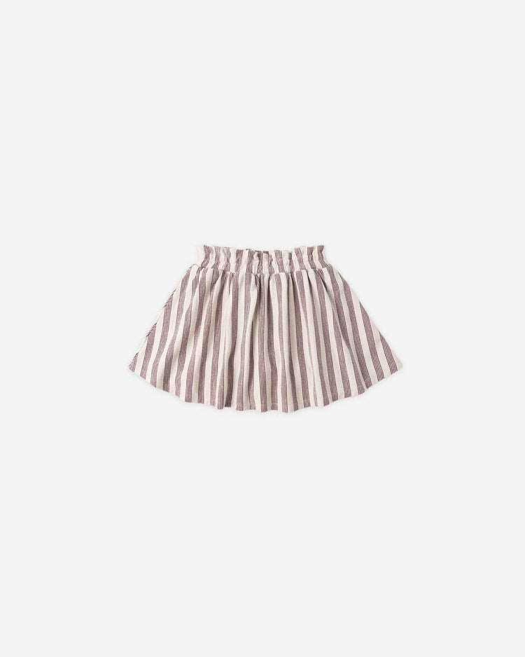 rylee + cru sasha skort in brown stripe kids Little