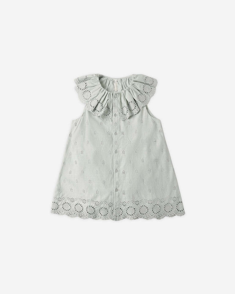 rylee + cru marina dress in seafoam kids Little