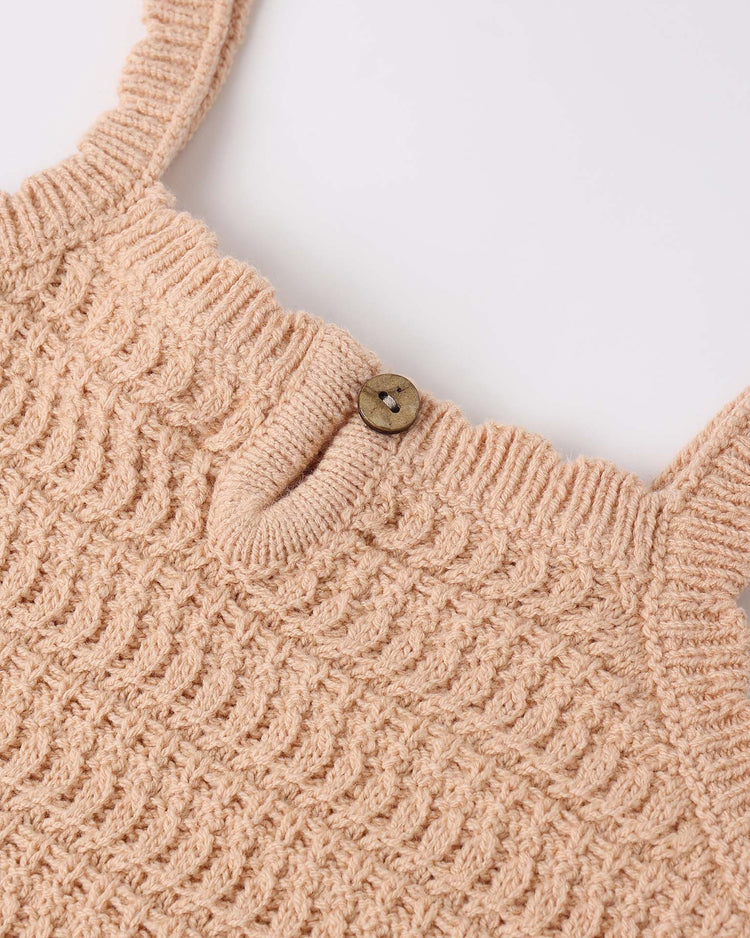 rylee + cru mari knit set in melon kids Little