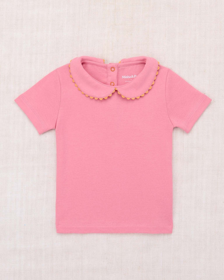 misha + puff rickrack collar tee in azalea kids Little