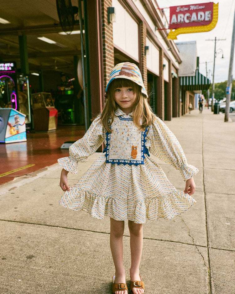 misha + puff cat topanga popover in seashore confetti kids Little