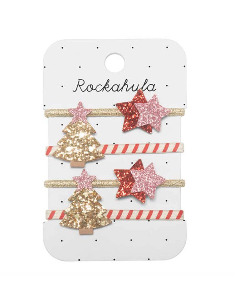 rockahula kids stripy christmas tree ponies accessories Little