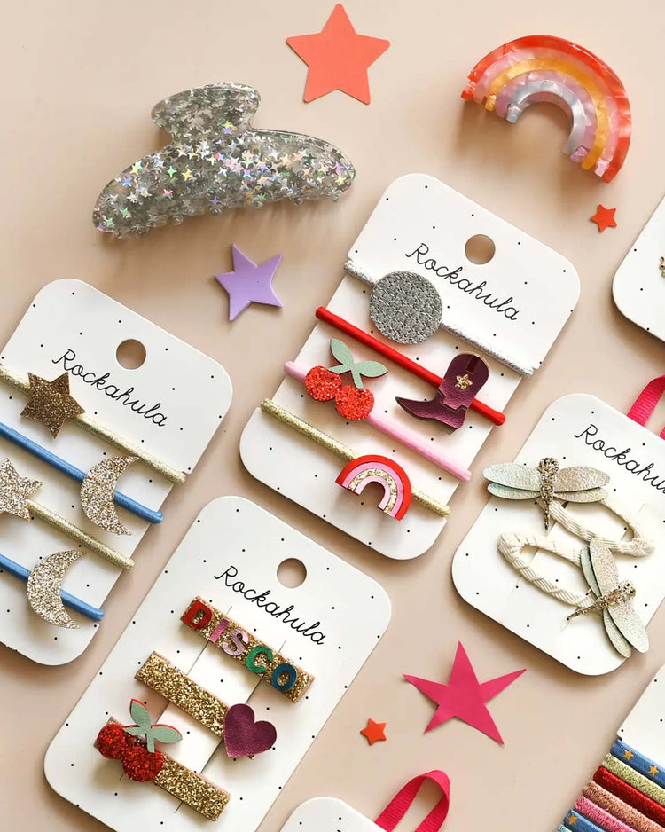 rockahula kids disco star claw clip accessories Little