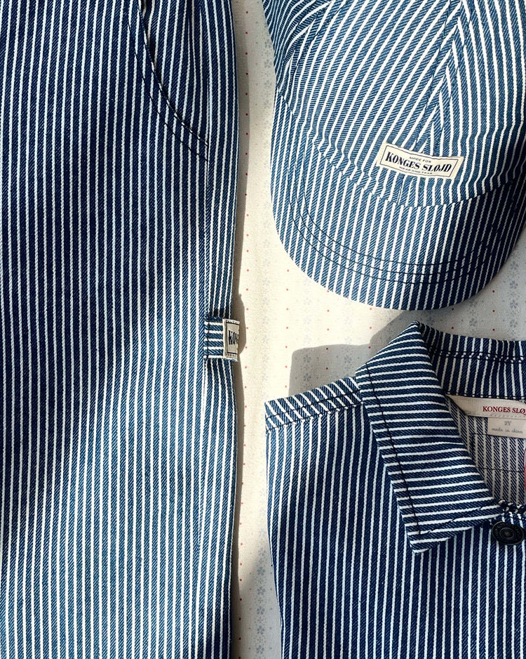 konges sløjd luc cap in blue stripe accessories Little