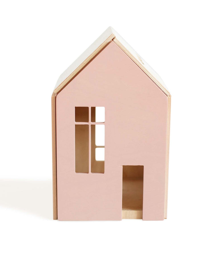Little babai play large magnetic dollhouse in pink