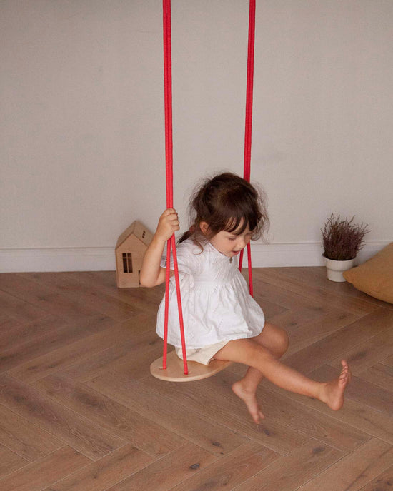 Little babai play natural swing in pink