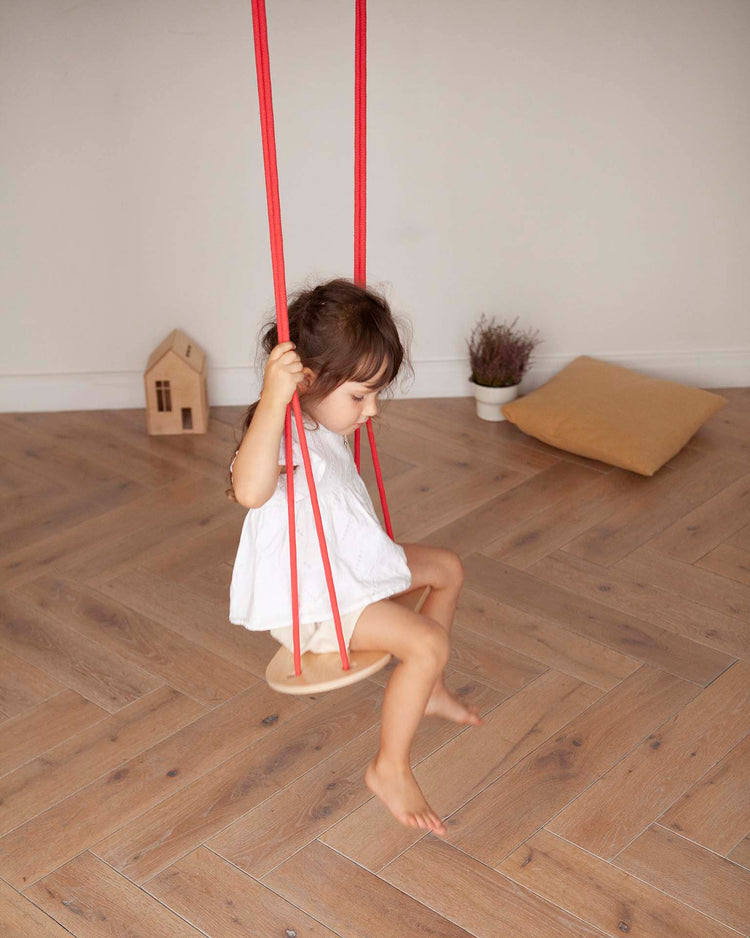 Little babai play natural swing in pink