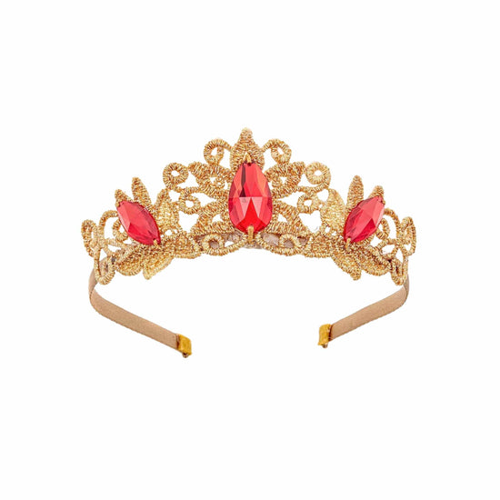 Little Bailey and Ava Crowns & Tiaras Chloe Princess Crown in Red