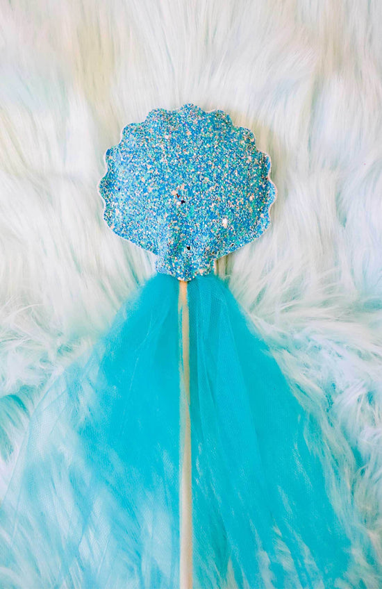 Little Bailey and Ava Mermaid Gift Set in Gold +  Blue