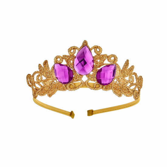 Little Bailey and Ava Pure Radiance Princess Crown in Purple