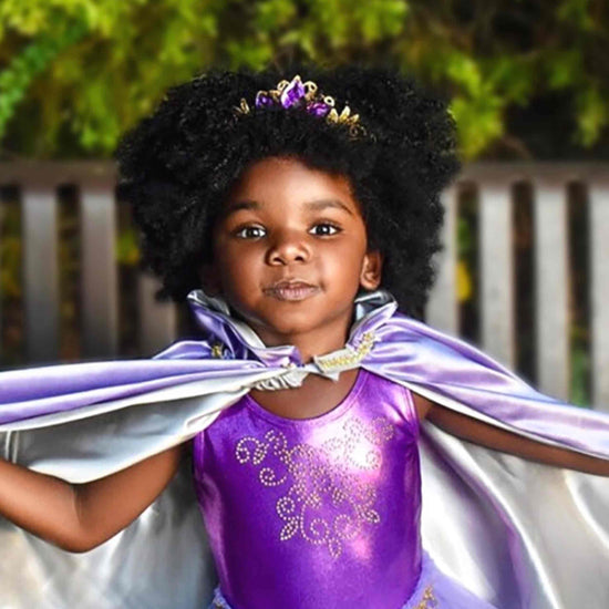 Little Bailey and Ava Pure Radiance Princess Crown in Purple